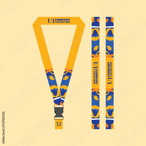 Office and company ID card lanyards