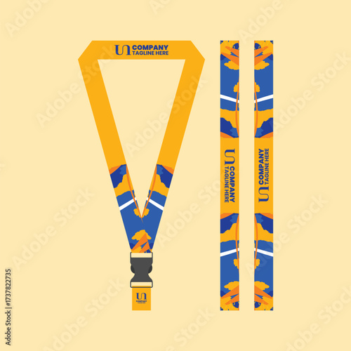 Office and company ID card lanyards