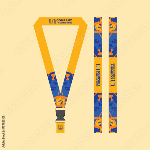 Office and company ID card lanyards