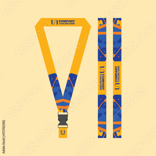 Office and company ID card lanyards