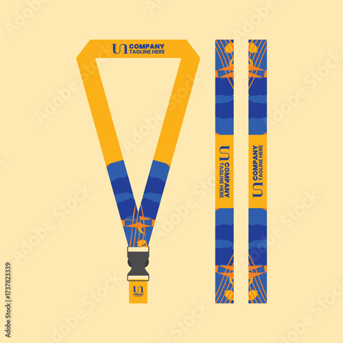 Office and company ID card lanyards
