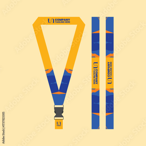 Office and company ID card lanyards