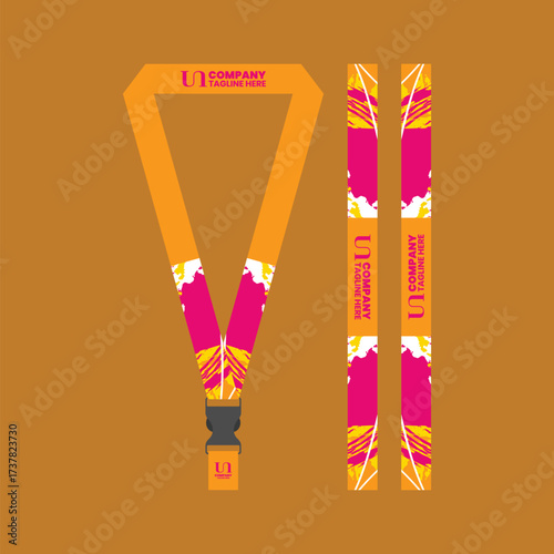 Office and company ID card lanyards