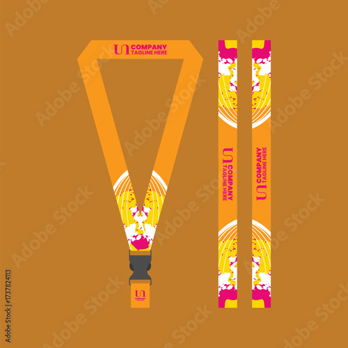 Office and company ID card lanyards
