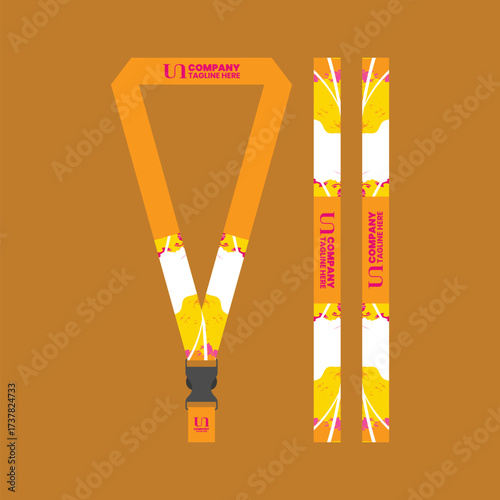 Office and company ID card lanyards