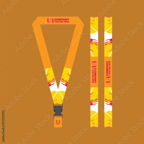 Office and company ID card lanyards