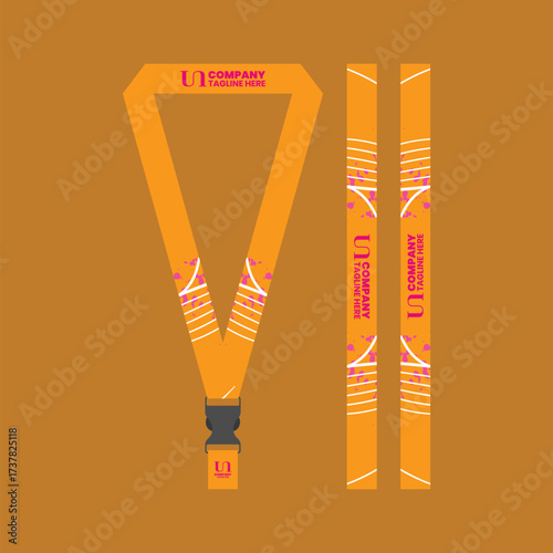 Office and company ID card lanyards