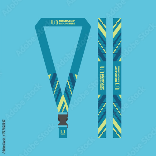 Office and company ID card lanyards