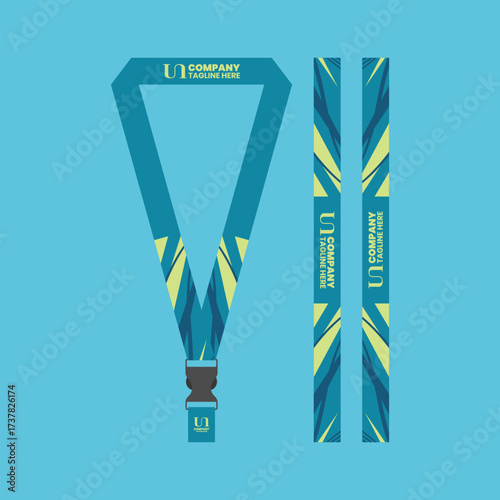 Office and company ID card lanyards