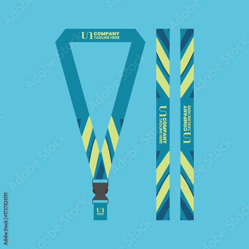 Office and company ID card lanyards