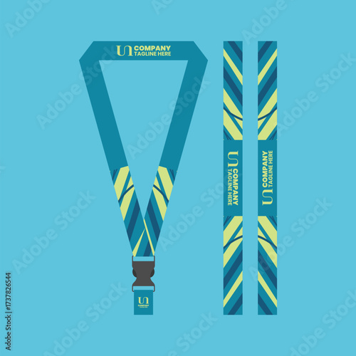 Office and company ID card lanyards