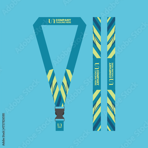 Office and company ID card lanyards
