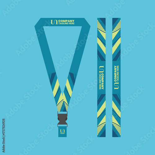 Office and company ID card lanyards