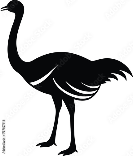 ostrich bird icon