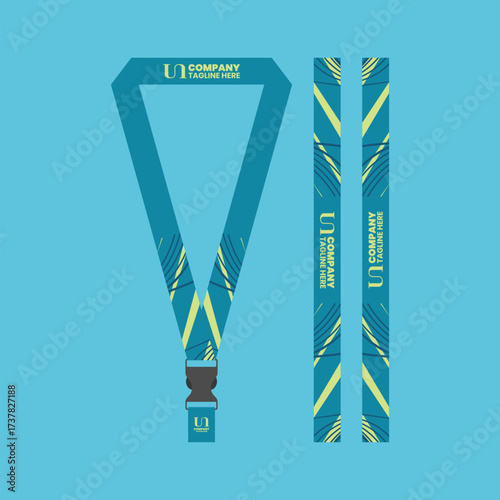 Office and company ID card lanyards