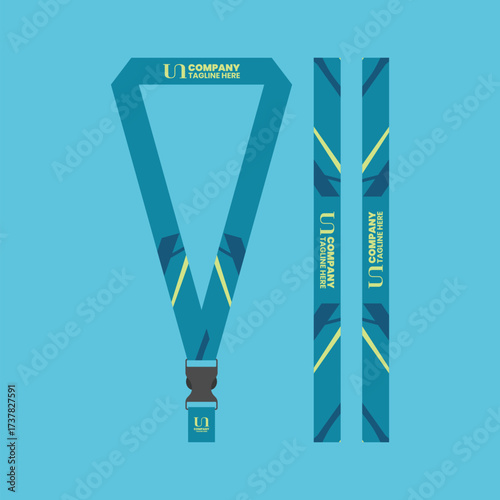 Office and company ID card lanyards