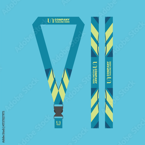 Office and company ID card lanyards