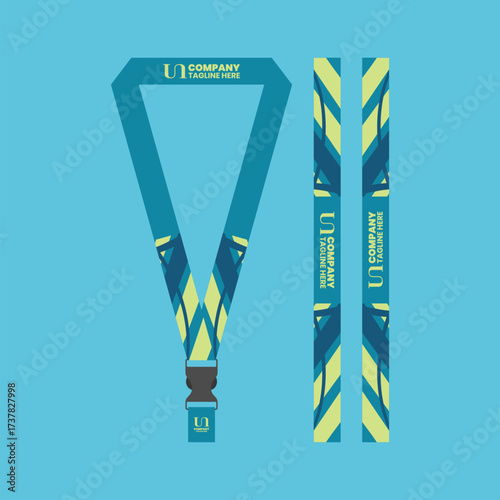 Office and company ID card lanyards