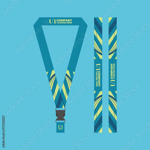Office and company ID card lanyards