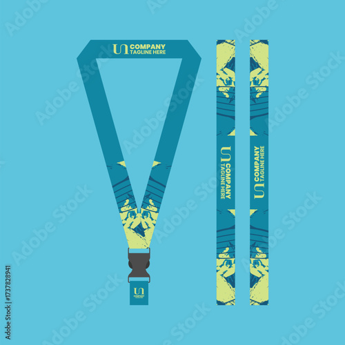 Office and company ID card lanyards