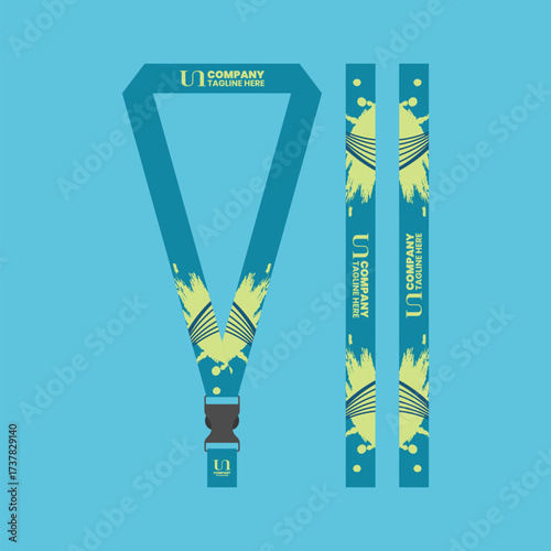 Office and company ID card lanyards