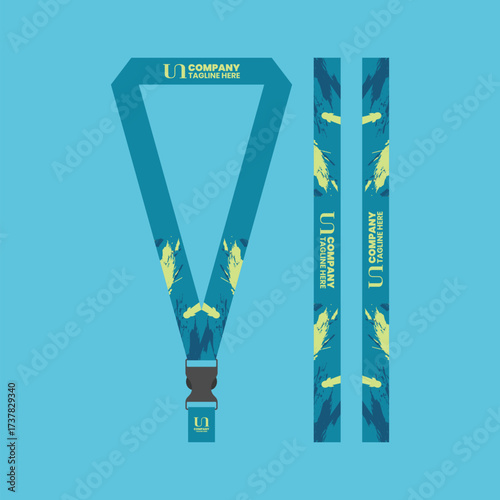 Office and company ID card lanyards