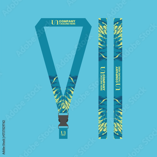 Office and company ID card lanyards