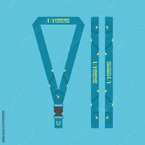 Office and company ID card lanyards