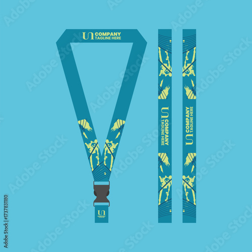 Office and company ID card lanyards