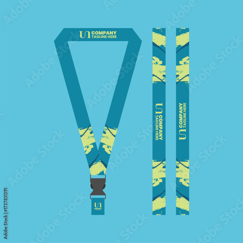 Office and company ID card lanyards