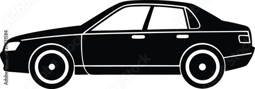 Silhouette of a Car 