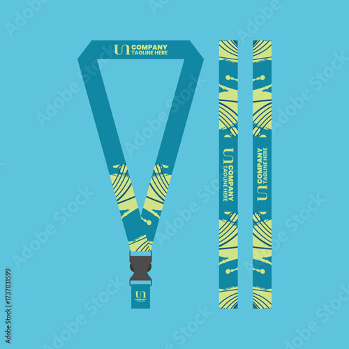 Office and company ID card lanyards