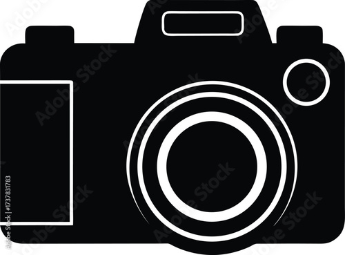 Silhouette of A Camera  