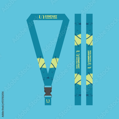 Office and company ID card lanyards