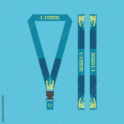 Office and company ID card lanyards