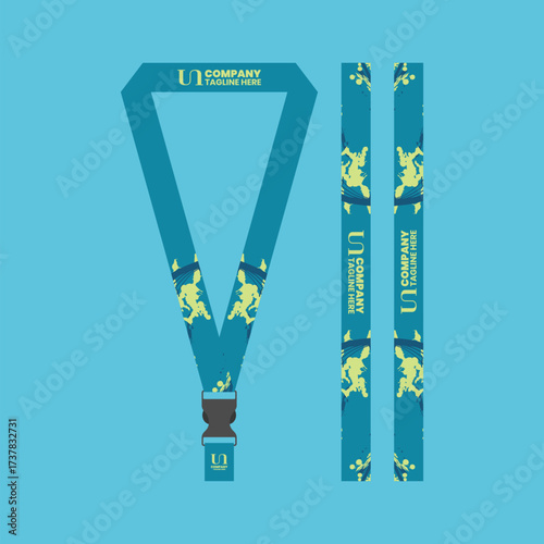 Office and company ID card lanyards