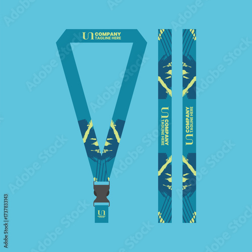 Office and company ID card lanyards