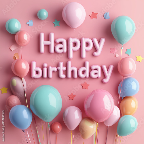 happy birthday font, festival, virtual photo, background, 3d, birthday, happy, celebration, party, card, happy birthday, anniversary, celebrate, festive, surprise