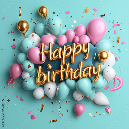 happy birthday font, festival, virtual photo, background, 3d, birthday, happy, celebration, party, card, happy birthday, anniversary, celebrate, festive, surprise