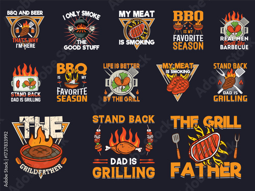 Barbecue Vector design bundle, BBQ, EPS, VECTOR