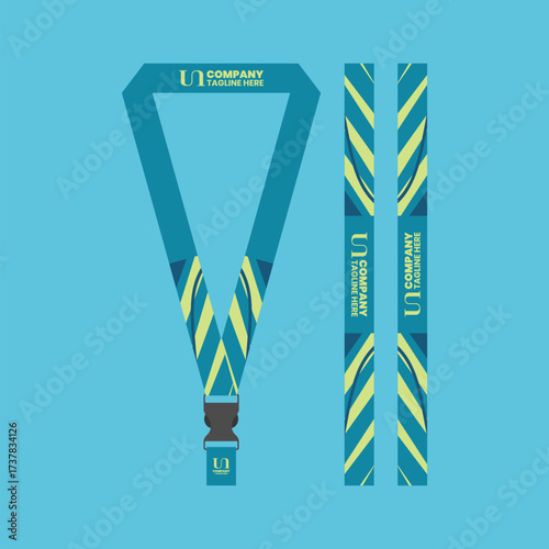 Office and company ID card lanyards