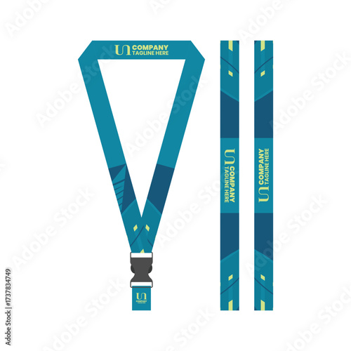 Office and company ID card lanyards