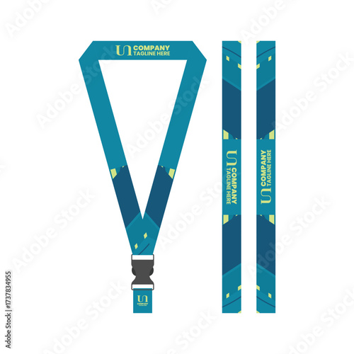 Office and company ID card lanyards