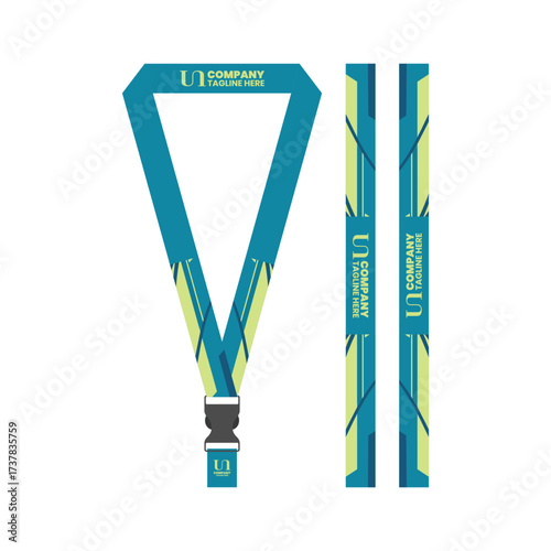 Office and company ID card lanyards