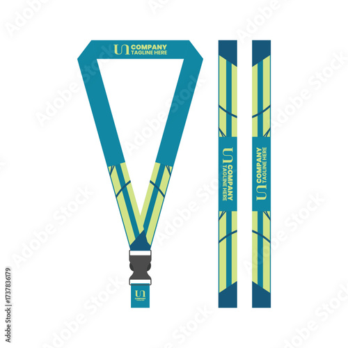Office and company ID card lanyards