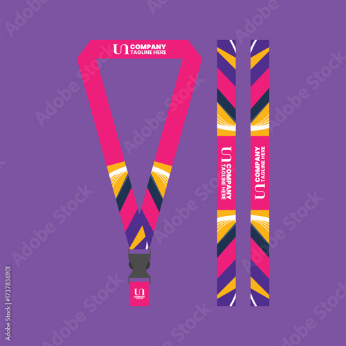 Office and company ID card lanyards