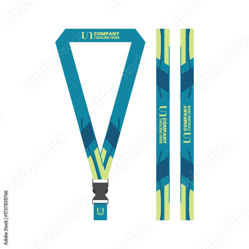 Office and company ID card lanyards