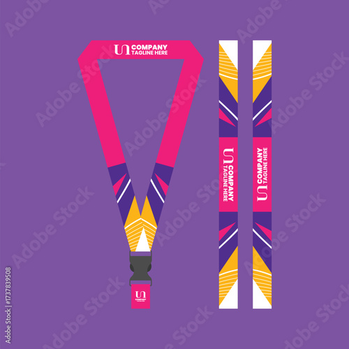 Office and company ID card lanyards