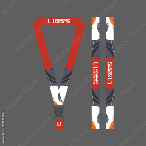 Office and company ID card lanyards