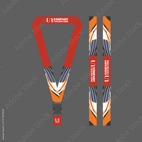 Office and company ID card lanyards